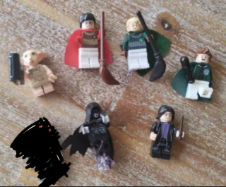 6 Minifiguras tipo LEGO Harry Potter
