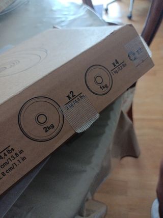 Pesas 2kgx2+1kgx4 Fundición