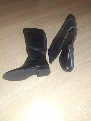 Botas altas negras mujer