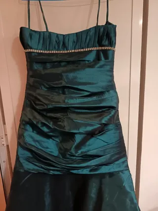 Vestido fiesta largo azul