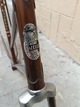 Cuadro bici Gazelle antiguo