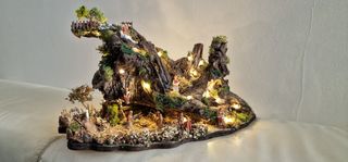 Presepe in legno artigianale
