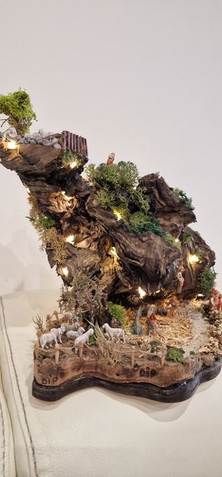 Presepe in legno artigianale
