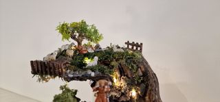 Presepe in legno artigianale