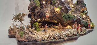 Presepe in legno artigianale
