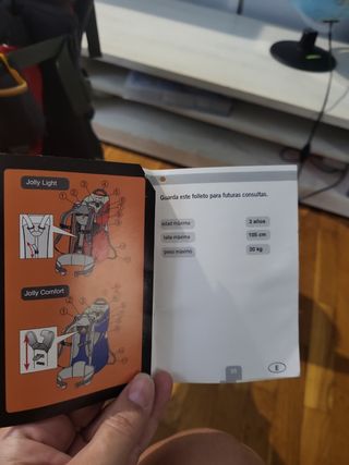 Mochila portabebés Vaude Jolly Light roja