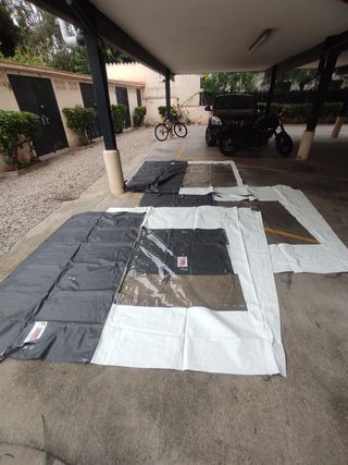 Avancé caravana: Laterales y frontal para toldo.