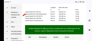 Avancé caravana: Laterales y frontal para toldo.