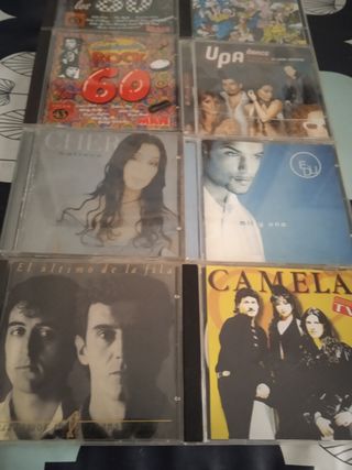 8 CDs Música Variada - Pop Rock Latino