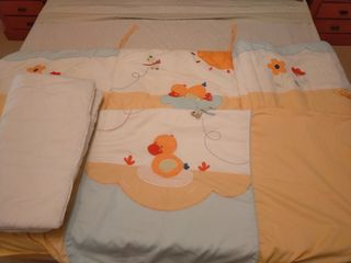 Chichonera cuna bebé, edredón