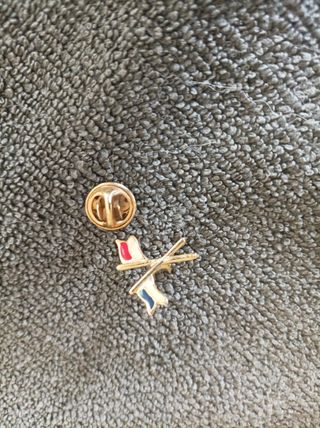 Spilla 2 bandiere Francia-Polonia