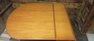 Mesa extensible madera - marrón