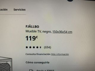 Estantería baja Ikea industrial