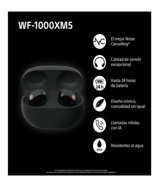 Auriculares inalámbricos SONY WF-1000XM5.
