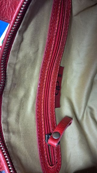 Borsa a mano rossa vintage