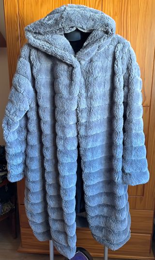 Abrigo gris mujer talla L - nuevo. Marca Cívico
