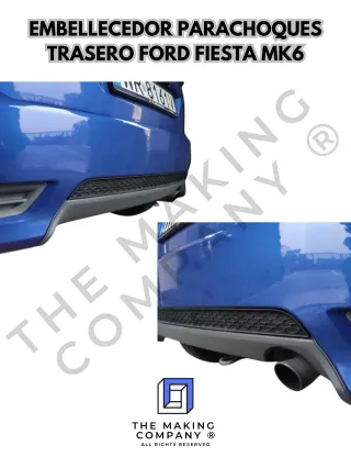 EMBELLECEDOR PARACHOQUES TRASERO FORD FIESTA MK6