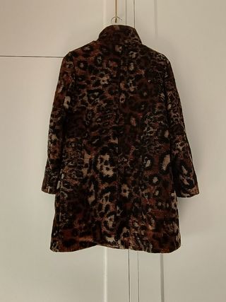 Abrigo Zara leopardo - Talla M