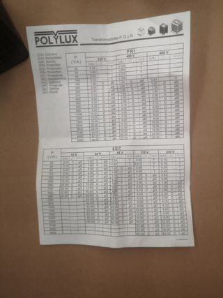 Transformador Polylu 40VA 230-400V