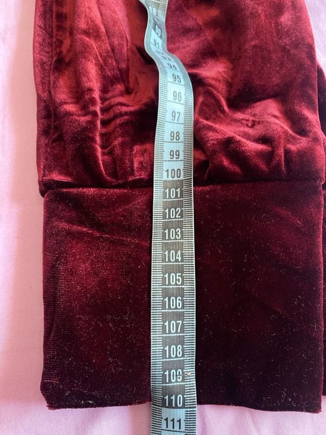 Conjunto EA7 terciopelo rojo