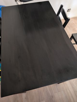 Mesa alta IKEA + 4 sillas