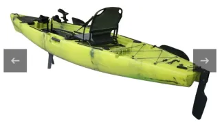 KAYAK PESCA CON PEDALERA DE ALETAS Mod. BAIKAL.
