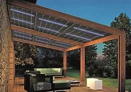Pérgola para su terraza solar 4000-8000w