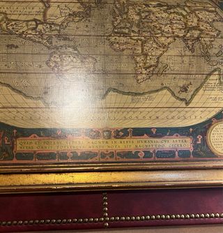 Mapa Antiguo Teatro de las Tierras del Mundo