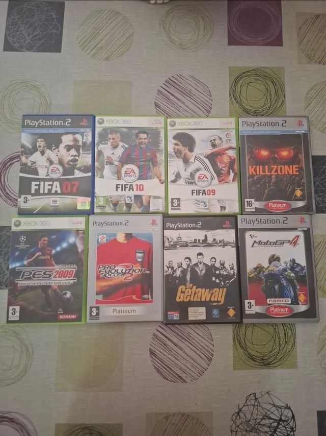 8 Juegos PS2-Xbox 360