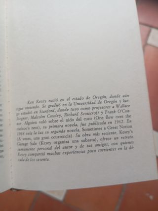 Alguien voló sobre el nido del cuco - Ken Kesey
