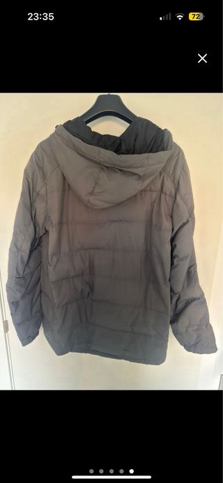 Chaqueta Nike gris - con capucha