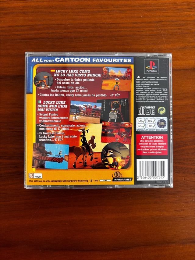 Lucky Luke - PS1 PAL Completo
