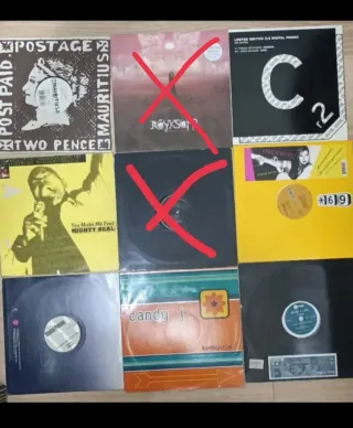 Lote 7 vinilos electronica