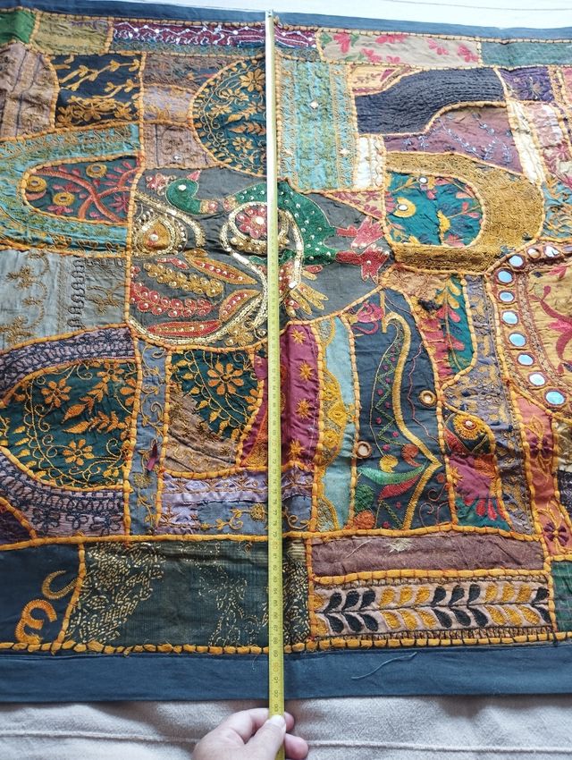 Tapiz marroquí multicolor