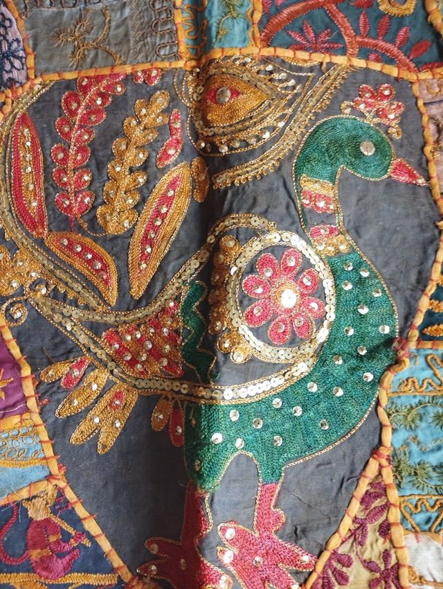 Tapiz marroquí multicolor