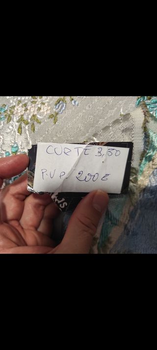 Tela fallera niña pequeña o falda plata A ESTRENAR