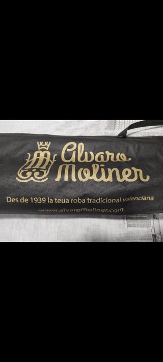 Tela fallera niña pequeña o falda plata A ESTRENAR