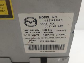 Sistema audio / radio cd cc9366ar0 mazda 5 8530595