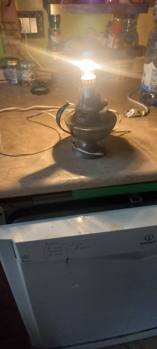 Lampada portacandela vintage