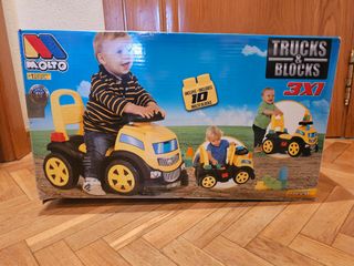 Correpasillos Moltó Trucks & Blocks 3x1