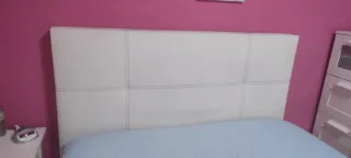 Cama canapé abatible con cabecera y colchón 140x20