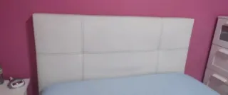 Cama canapé abatible con cabecera y colchón 140x20