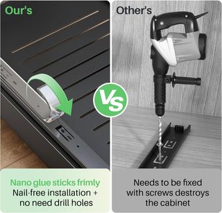 Estante extraíble cocina - Negro