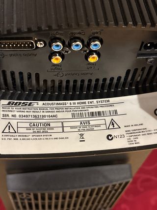 Subwoofer Bose - Bajo negro