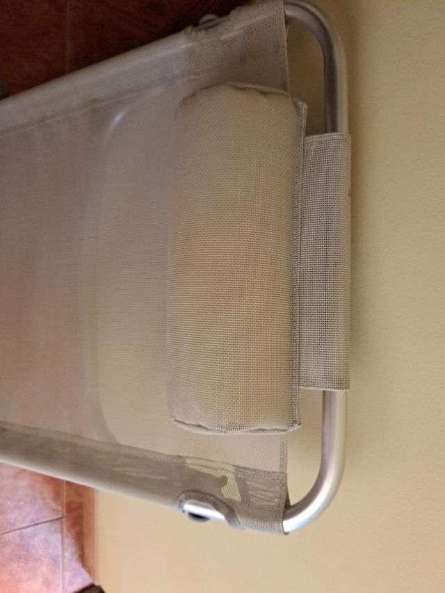 Sedia da spiaggia pieghevole - Grigio beige