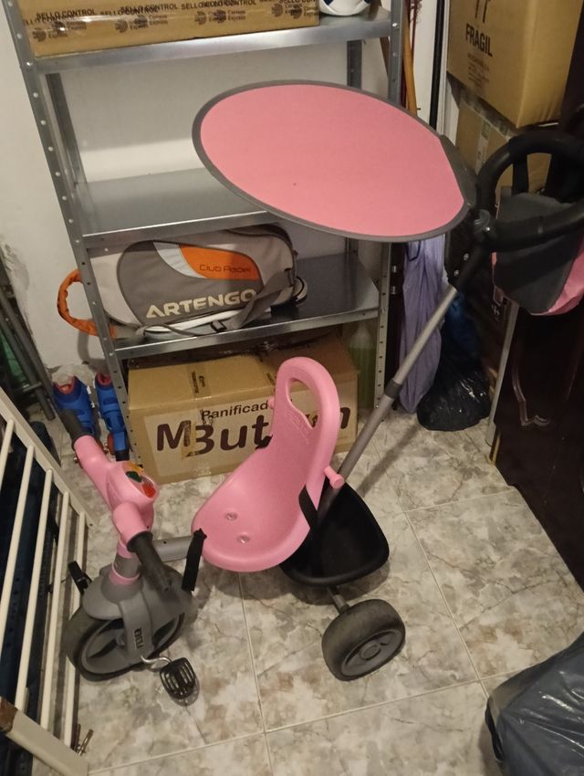 Triciclo infantil rosa