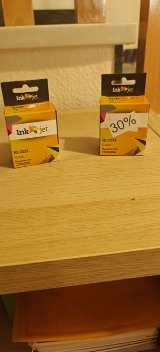 Cartuchos HP 22XL color - 2 uds