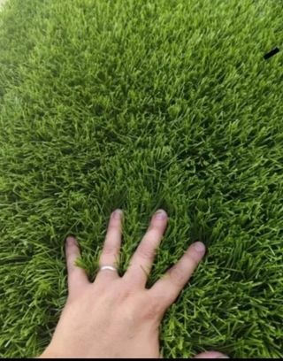 Cesped artificial reciclado