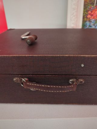 Gramófono antiguo manivela