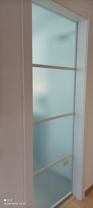 Puerta corredera cristal 76x205cm